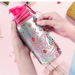 DIY Rhinestone Decorate Your Own Water Bottle